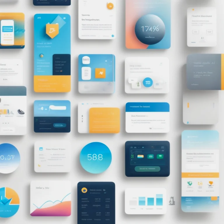 Illustration of a person learning on a mobile device